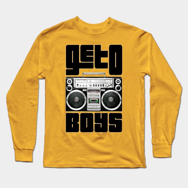 Geto Boys / Original Retro Fan Art Design Long Sleeve T-Shirt by DankFutura